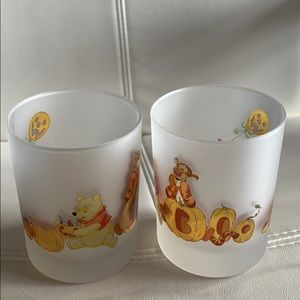 Two Winnie the Pooh cups
